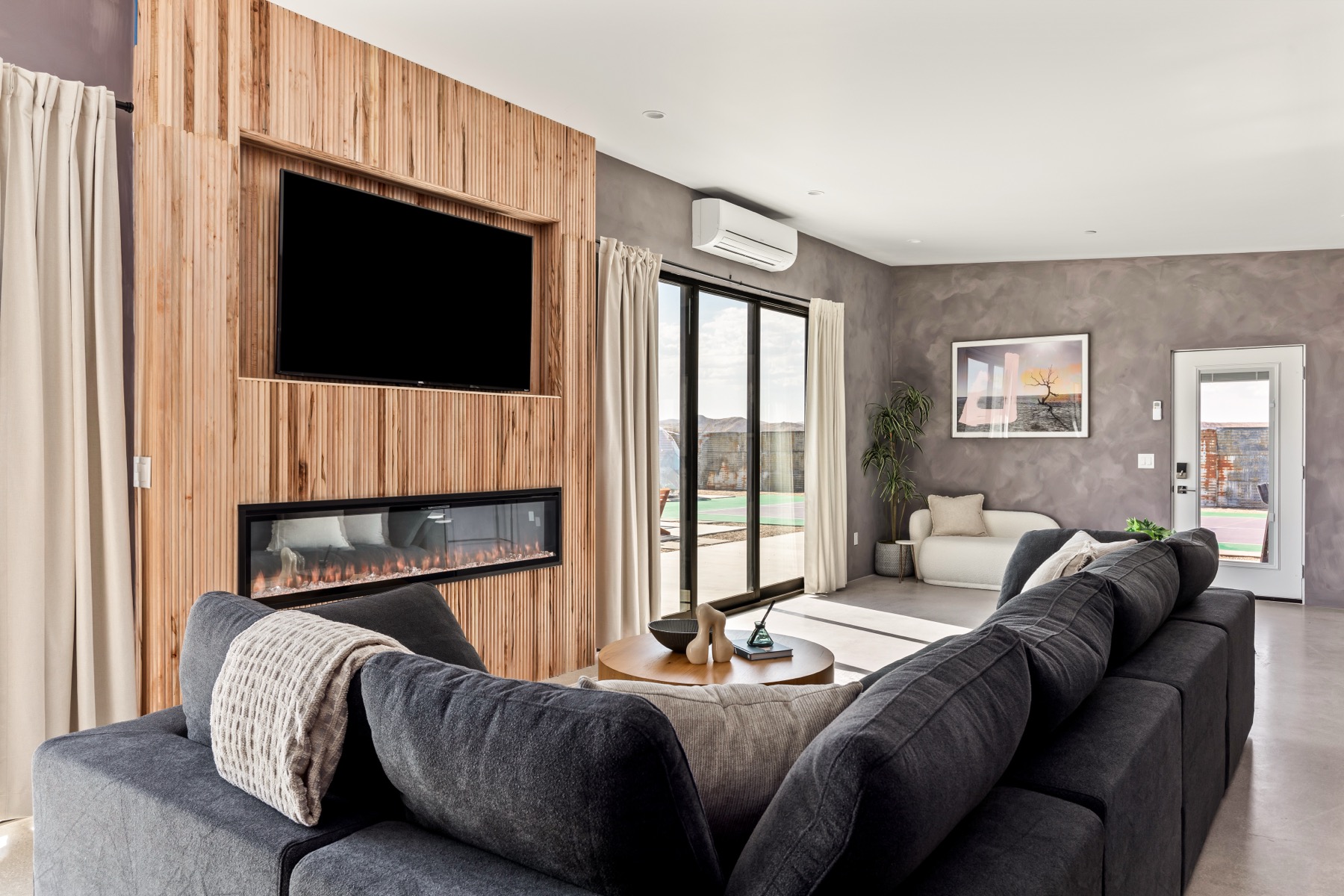 Indoor fireplace